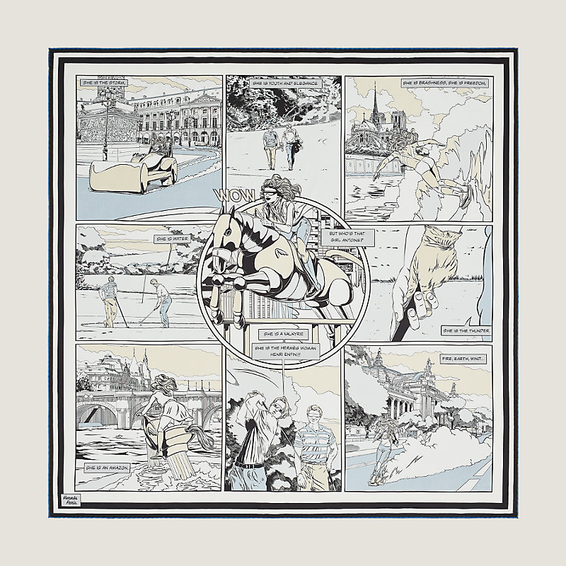 Wow double face scarf 90 | Hermès UAE